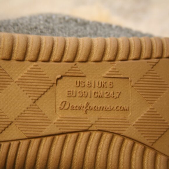 Dearfoams Women's Moritz Indoor/Outdoor Bootie, Size 8, Gray - Picture 4 of 4